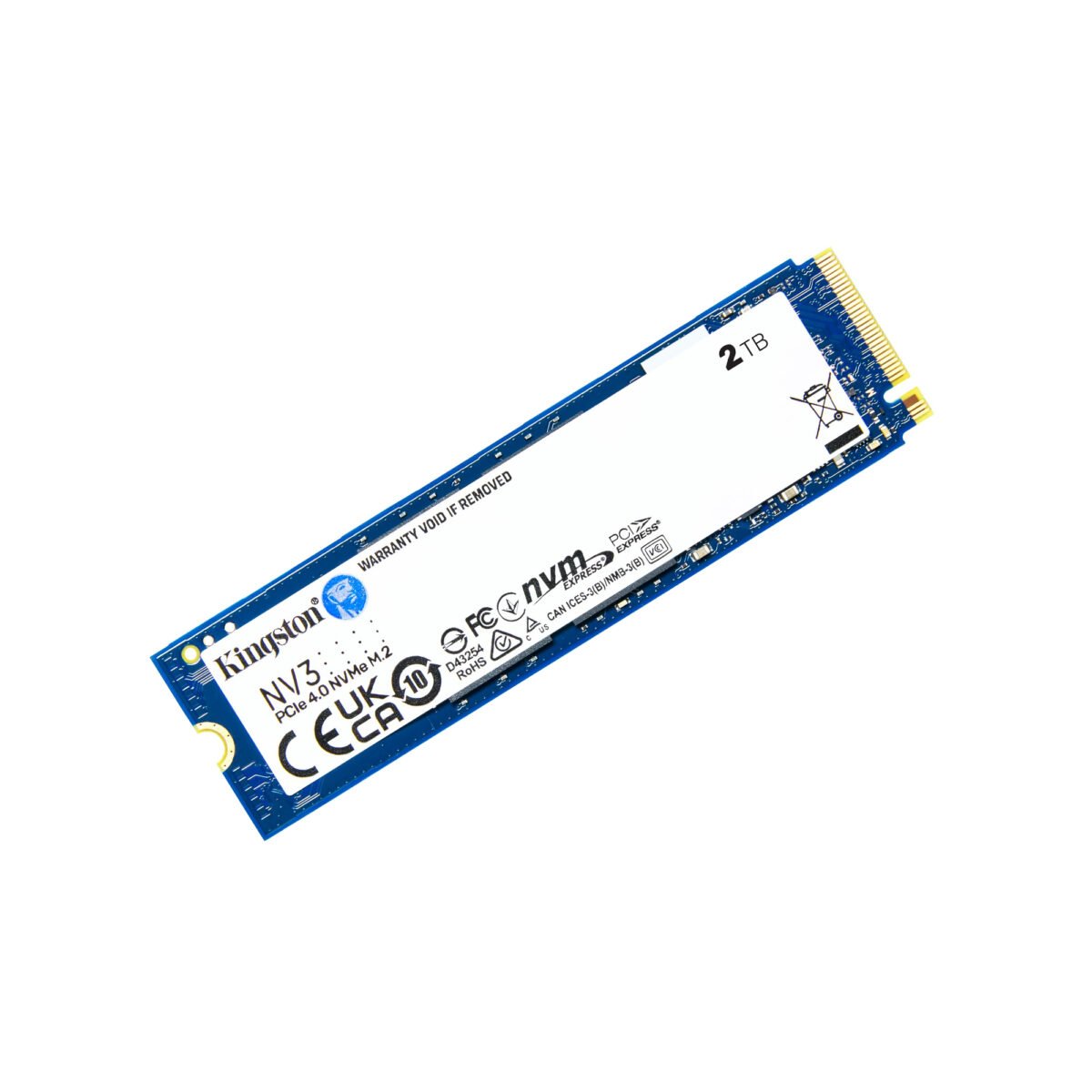 ⁦Kingston Nv3 2Tb M.2 Nvme Internal Solid State Drive SSD⁩ - الصورة ⁦1⁩