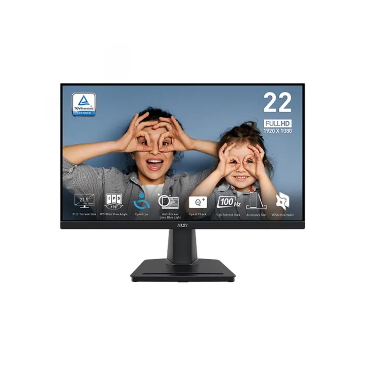 ⁦Msi Pro Mp225V 21 Inch 100Hz 1Ms FHD VA Monitor⁩ - الصورة ⁦1⁩