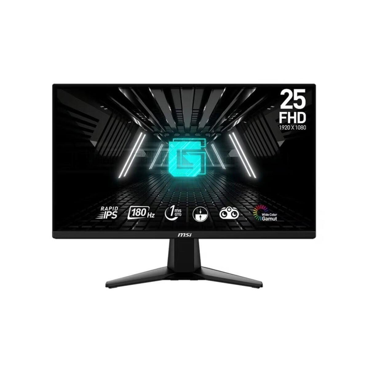 ⁦MSI G255F 25 Inch 180Hz 1Ms FHD IPS Gaming Monitor⁩ - الصورة ⁦1⁩