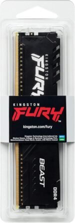 ⁦Kingston Fury Beast 16Gb DDR4 3200Mhz Desktop Memory⁩ - الصورة ⁦3⁩