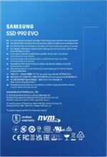 ⁦سامسونج 990 ايفو  بلس NVMe M.2 SSD 2TB منفذ الملحقات الإضافية السريع 4.0×4 / 5.0 ×2 ذاكرة مستديمة⁩ - الصورة ⁦3⁩
