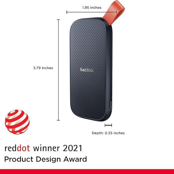 SanDisk Portable SSD 2TB- up to 800MB/s Read Speed