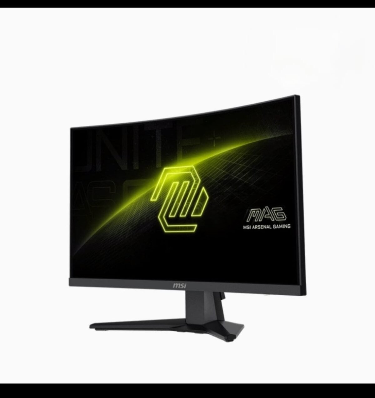 ⁦Gaming Monitor Msi MAG 244C 24 Inch 180Hz 1Ms FHD VA Curved⁩ - الصورة ⁦3⁩