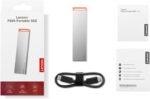 ⁦Lenovo 1TB PS8S USB3.2 Gen2 Type-C Portable SSD Metal Alloy Upto 1050MB/s Read,1000MB/s Write⁩ - الصورة ⁦2⁩