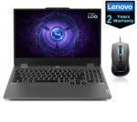 Lenovo LOQ 15IRX9 Gaming – i5-13450HX 10 Cores, AI Chip: LA1 – 24GB DDR5 RAM – 512GB SSD – NVIDIA GeForce RTX 3050 6GB GDDR6 Graphic – 15.6 inch FHD IPS 144Hz 100% sRGB – 2 Years Warranty – Mouse Gaming